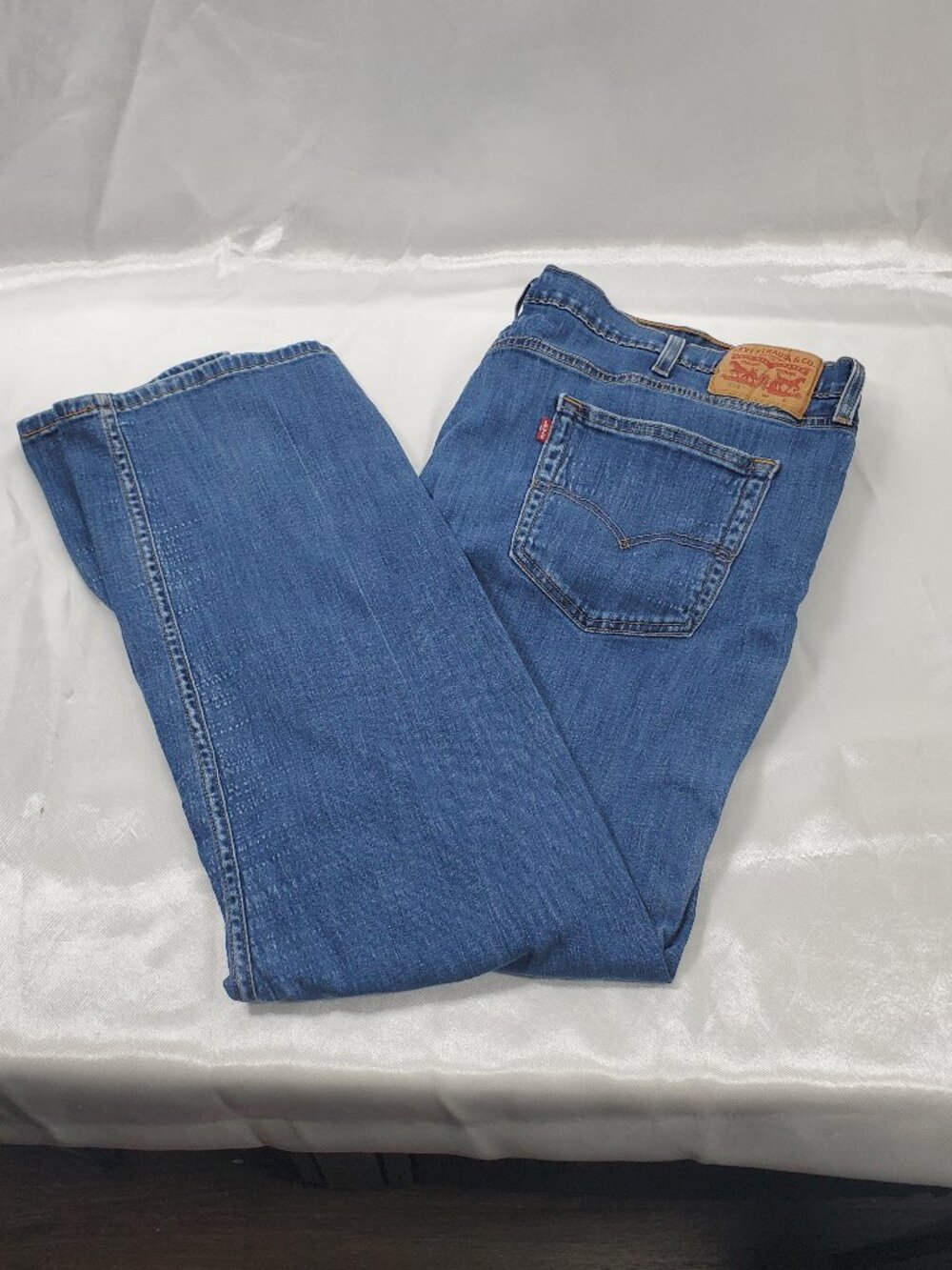 Levi’s 514 Straight Fit Jeans Men’s 44x30 Light Wash Denim